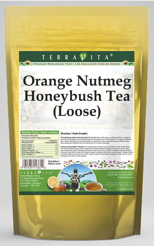 Orange Nutmeg Honeybush Tea (Loose)