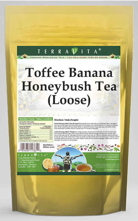 Toffee Banana Honeybush Tea (Loose)