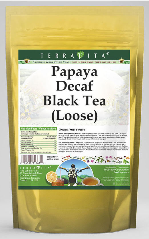 Papaya Decaf Black Tea (Loose)