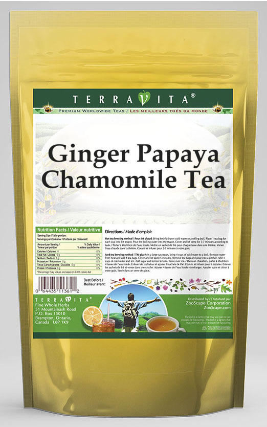 Ginger Papaya Chamomile Tea