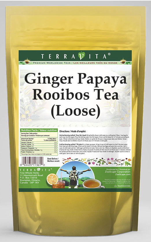 Ginger Papaya Rooibos Tea (Loose)