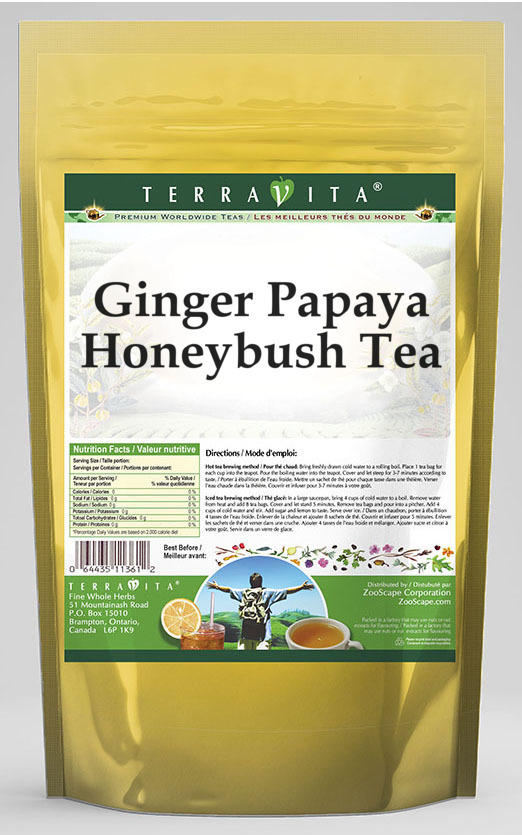 Ginger Papaya Honeybush Tea