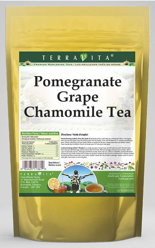 Pomegranate Grape Chamomile Tea