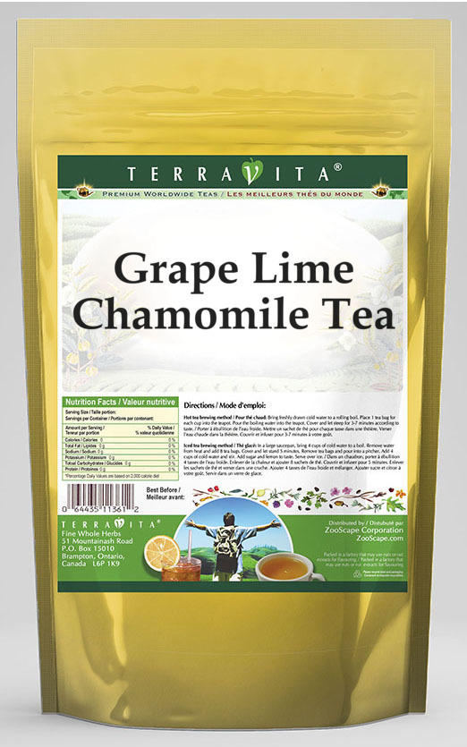 Grape Lime Chamomile Tea