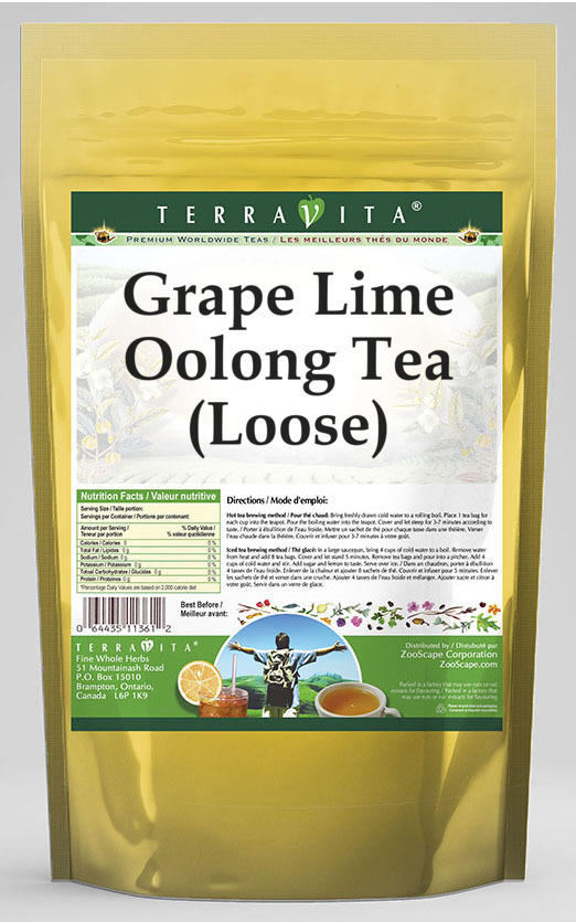 Grape Lime Oolong Tea (Loose)