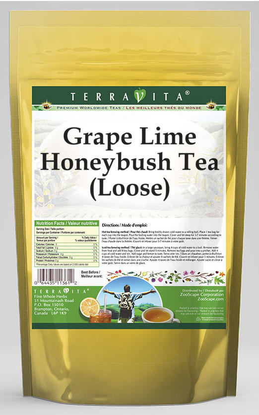 Grape Lime Honeybush Tea (Loose)