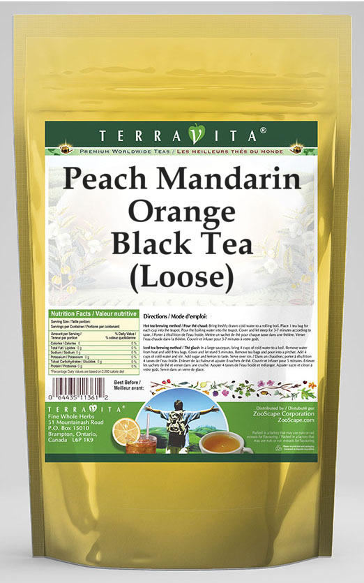 Peach Mandarin Orange Black Tea (Loose)