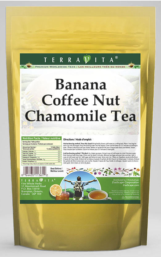 Banana Coffee Nut Chamomile Tea