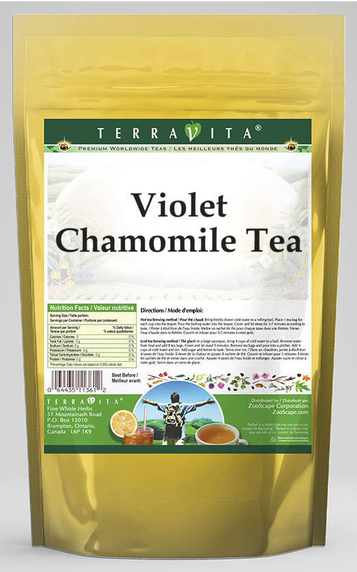 Violet Chamomile Tea