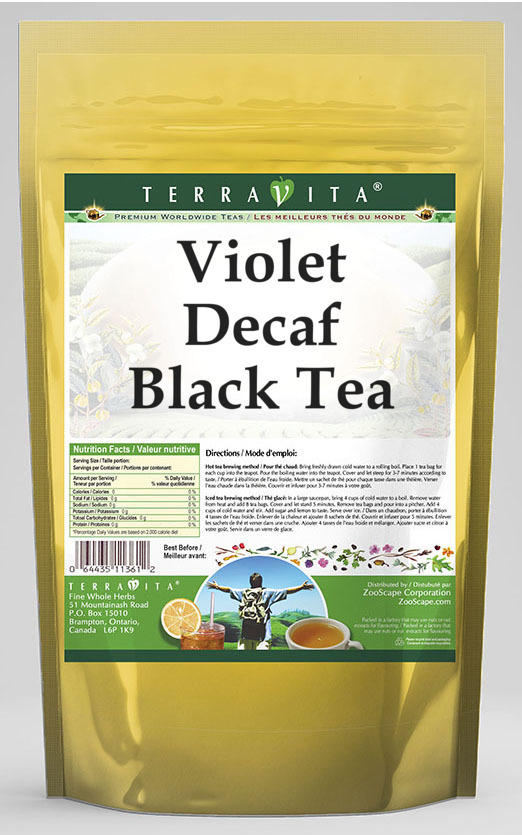 Violet Decaf Black Tea