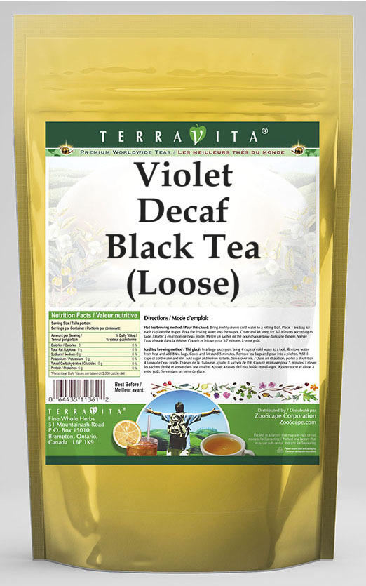 Violet Decaf Black Tea (Loose)