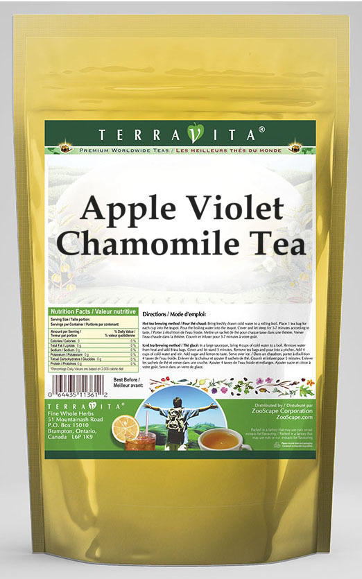 Apple Violet Chamomile Tea