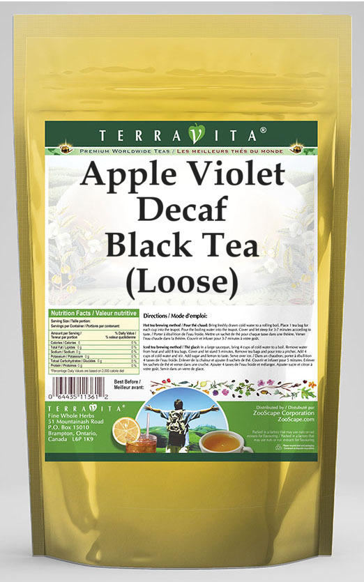 Apple Violet Decaf Black Tea (Loose)
