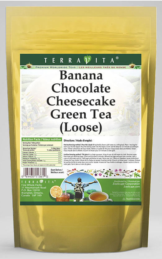Banana Chocolate Cheesecake Green Tea (Loose)
