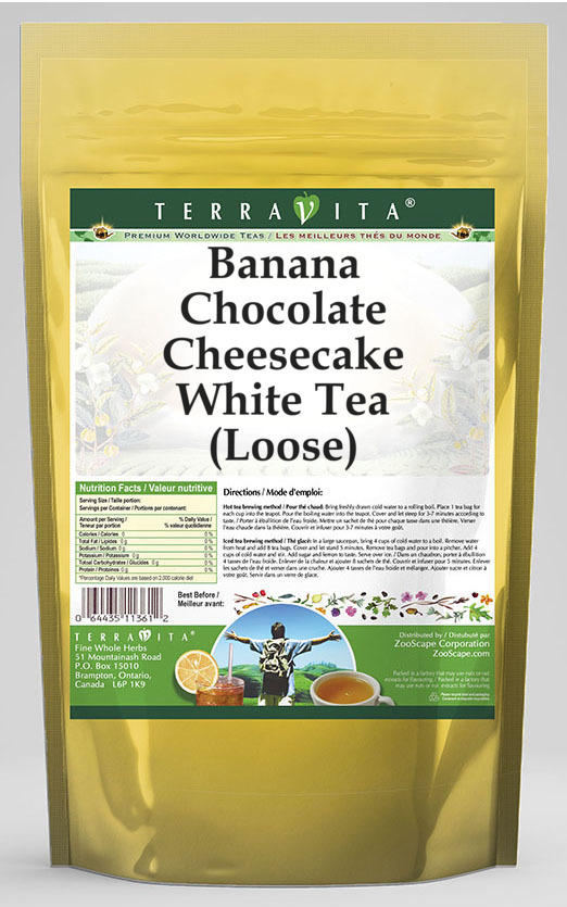 Banana Chocolate Cheesecake White Tea (Loose)