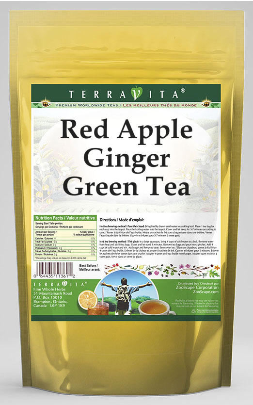 Red Apple Ginger Green Tea