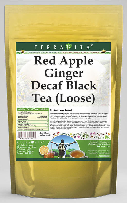 Red Apple Ginger Decaf Black Tea (Loose)