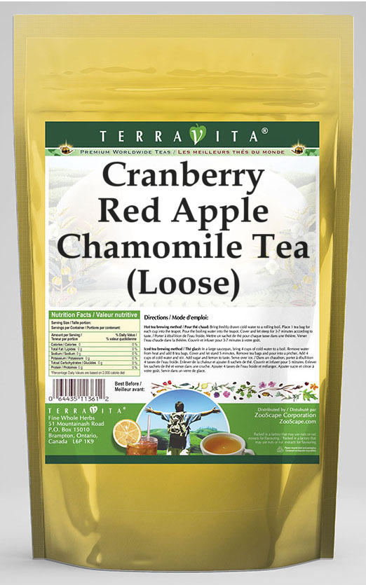 Cranberry Red Apple Chamomile Tea (Loose)