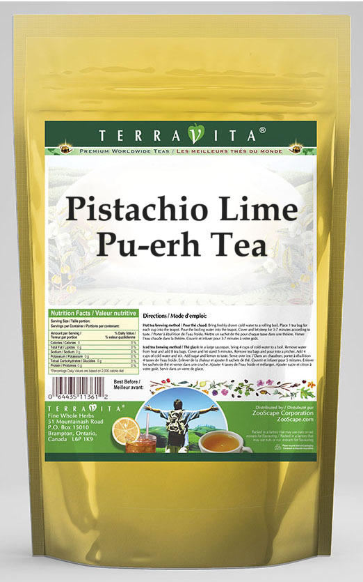 Pistachio Lime Pu-erh Tea