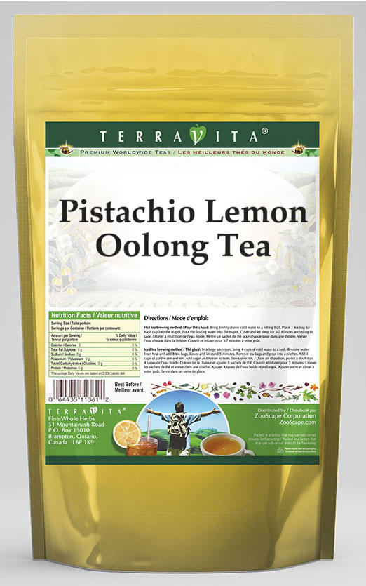 Pistachio Lemon Oolong Tea