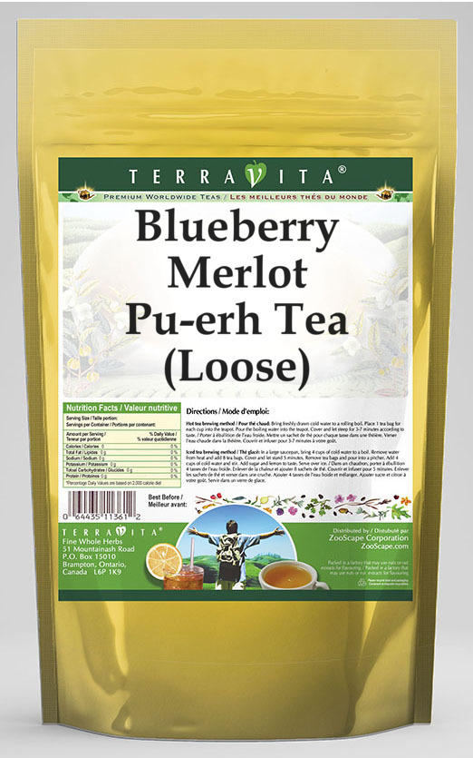 Blueberry Merlot Pu-erh Tea (Loose)