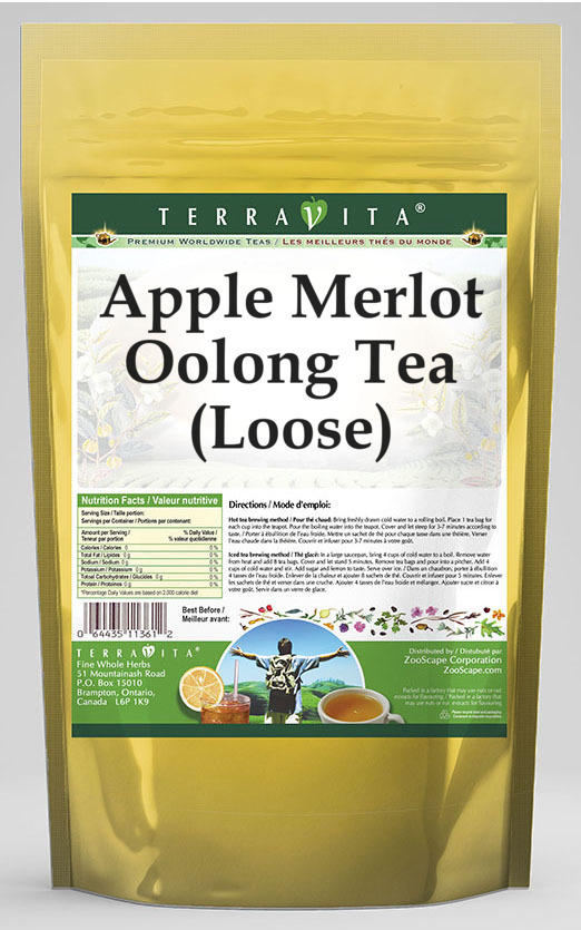 Apple Merlot Oolong Tea (Loose)