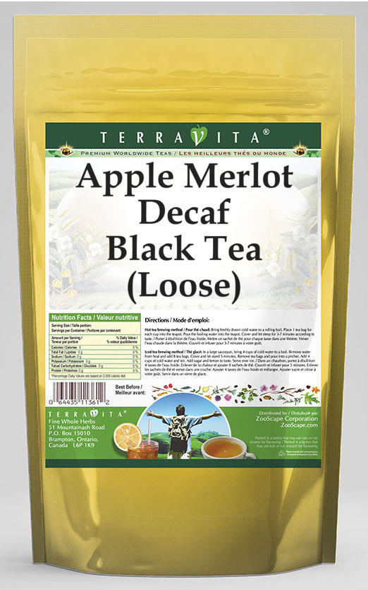 Apple Merlot Decaf Black Tea (Loose)