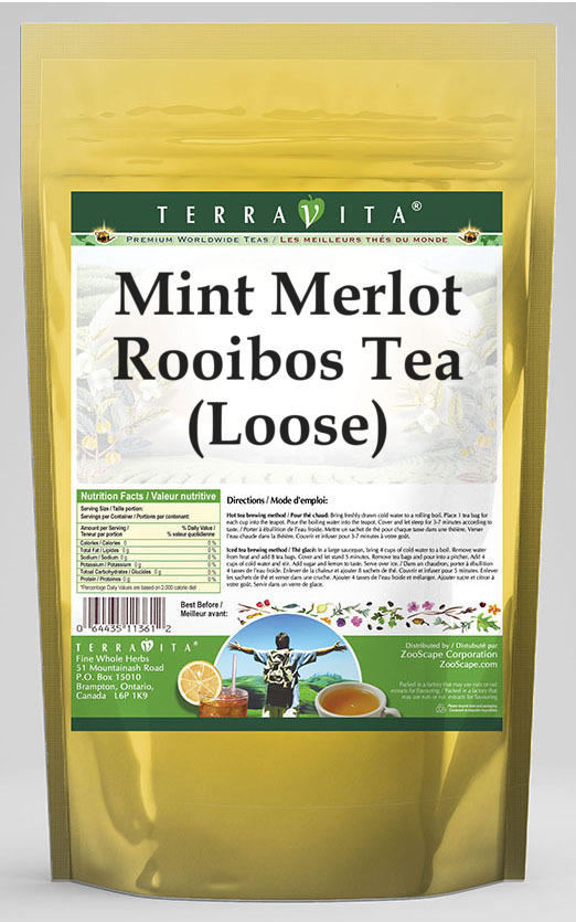 Mint Merlot Rooibos Tea (Loose)