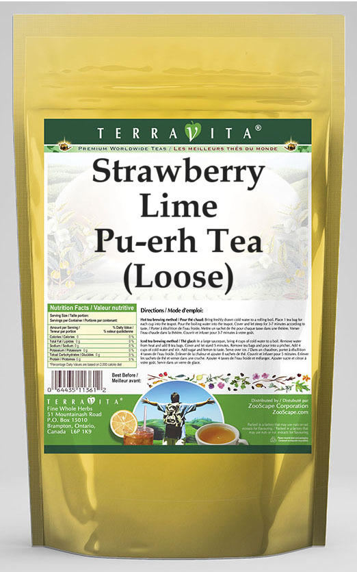 Strawberry Lime Pu-erh Tea (Loose)