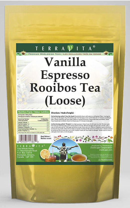 Vanilla Espresso Rooibos Tea (Loose)