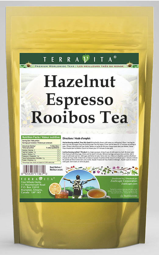 Hazelnut Espresso Rooibos Tea
