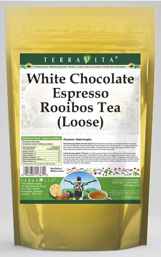 White Chocolate Espresso Rooibos Tea (Loose)