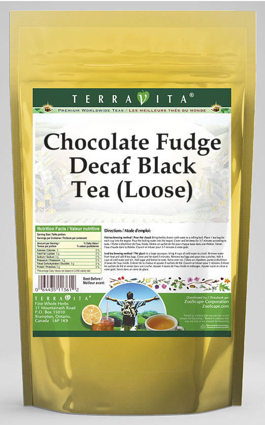 Chocolate Fudge Decaf Black Tea (Loose)