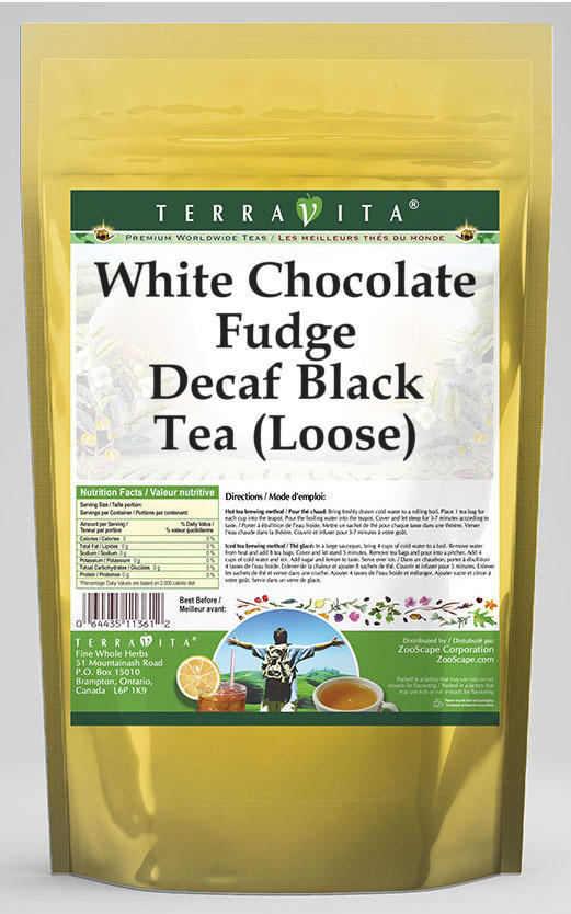 White Chocolate Fudge Decaf Black Tea (Loose)