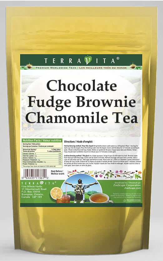 Chocolate Fudge Brownie Chamomile Tea