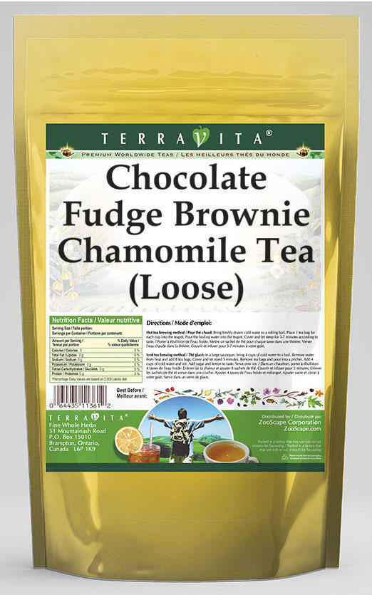 Chocolate Fudge Brownie Chamomile Tea (Loose)