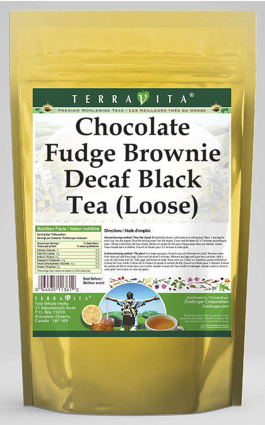 Chocolate Fudge Brownie Decaf Black Tea (Loose)