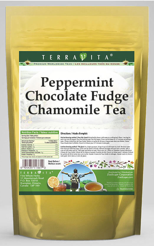 Peppermint Chocolate Fudge Chamomile Tea