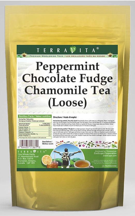 Peppermint Chocolate Fudge Chamomile Tea (Loose)