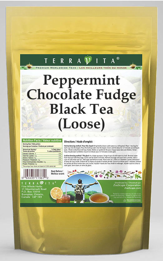 Peppermint Chocolate Fudge Black Tea (Loose)