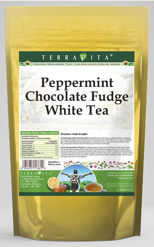 Peppermint Chocolate Fudge White Tea