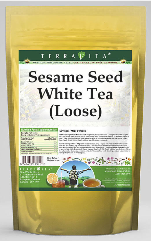 Sesame Seed White Tea (Loose)