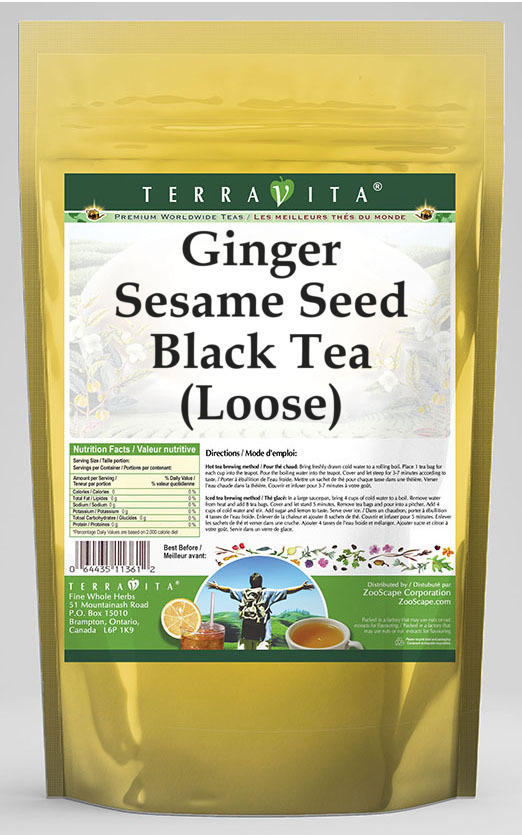 Ginger Sesame Seed Black Tea (Loose)