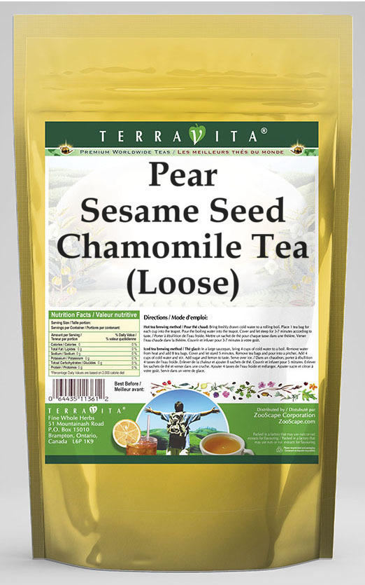 Pear Sesame Seed Chamomile Tea (Loose)