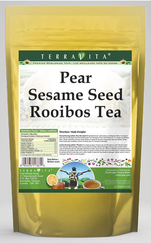 Pear Sesame Seed Rooibos Tea