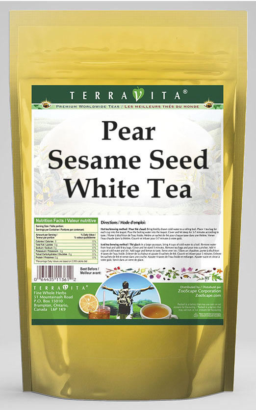 Pear Sesame Seed White Tea