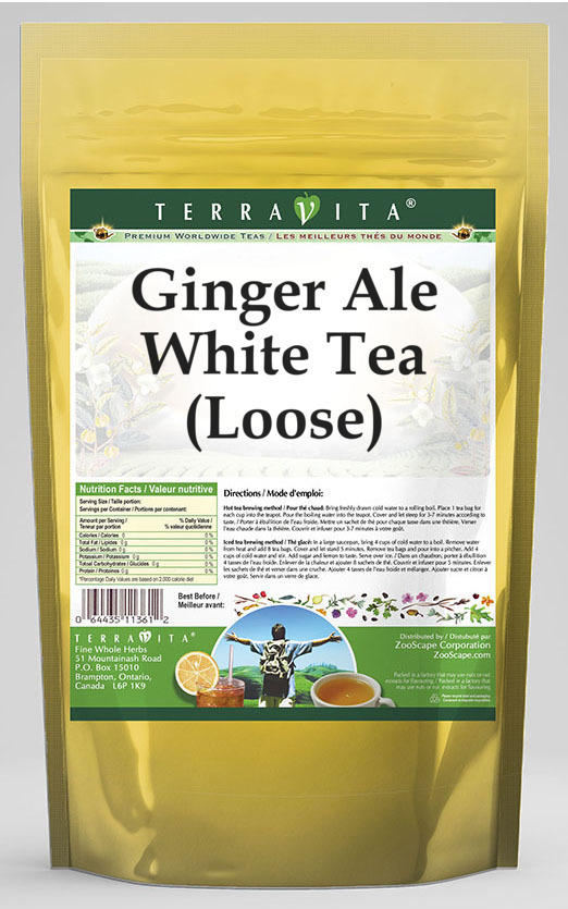 Ginger Ale White Tea (Loose)