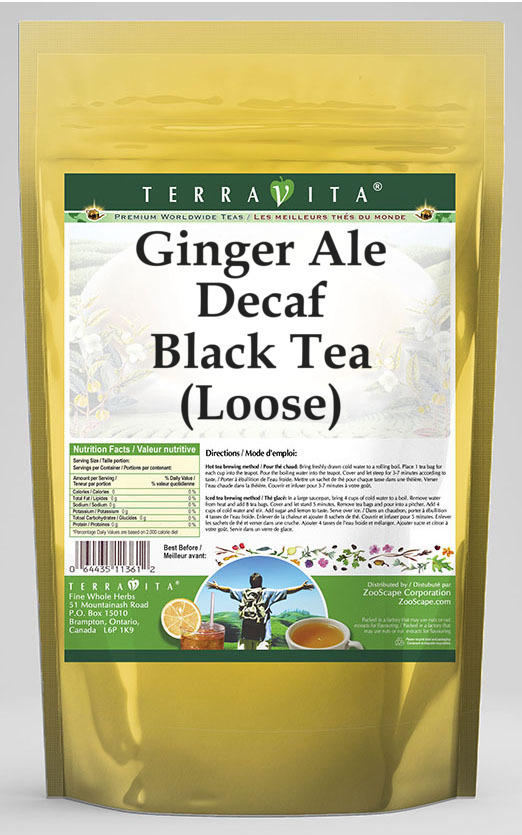 Ginger Ale Decaf Black Tea (Loose)