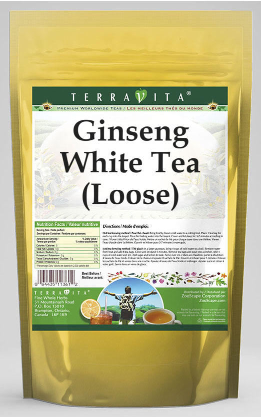 Ginseng White Tea (Loose)