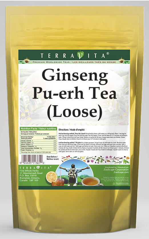 Ginseng Pu-erh Tea (Loose)